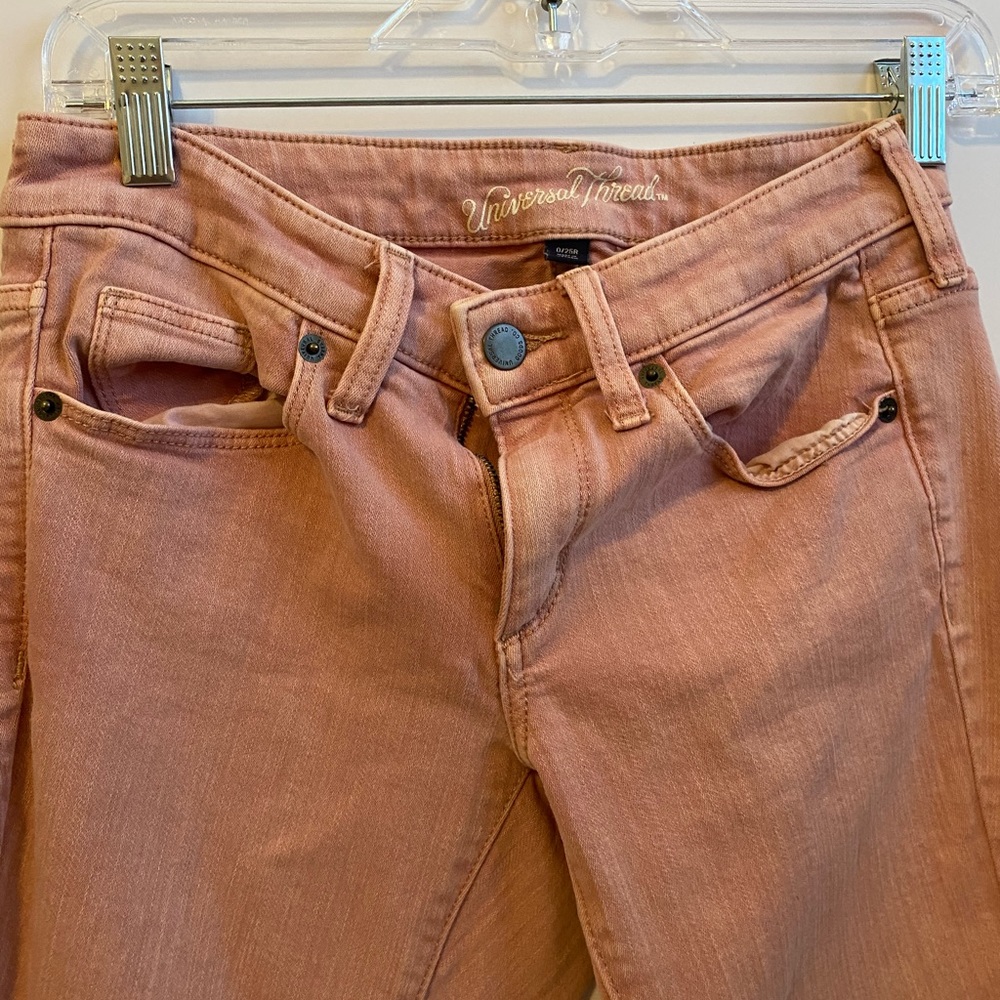 Universal Thread Pink Jeans - Picture 2 of 7